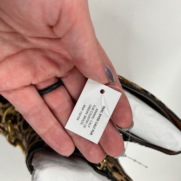 Coach | Allen Signature Chain Boot Natural NEW Size 8.5 - Picture 5 of 11